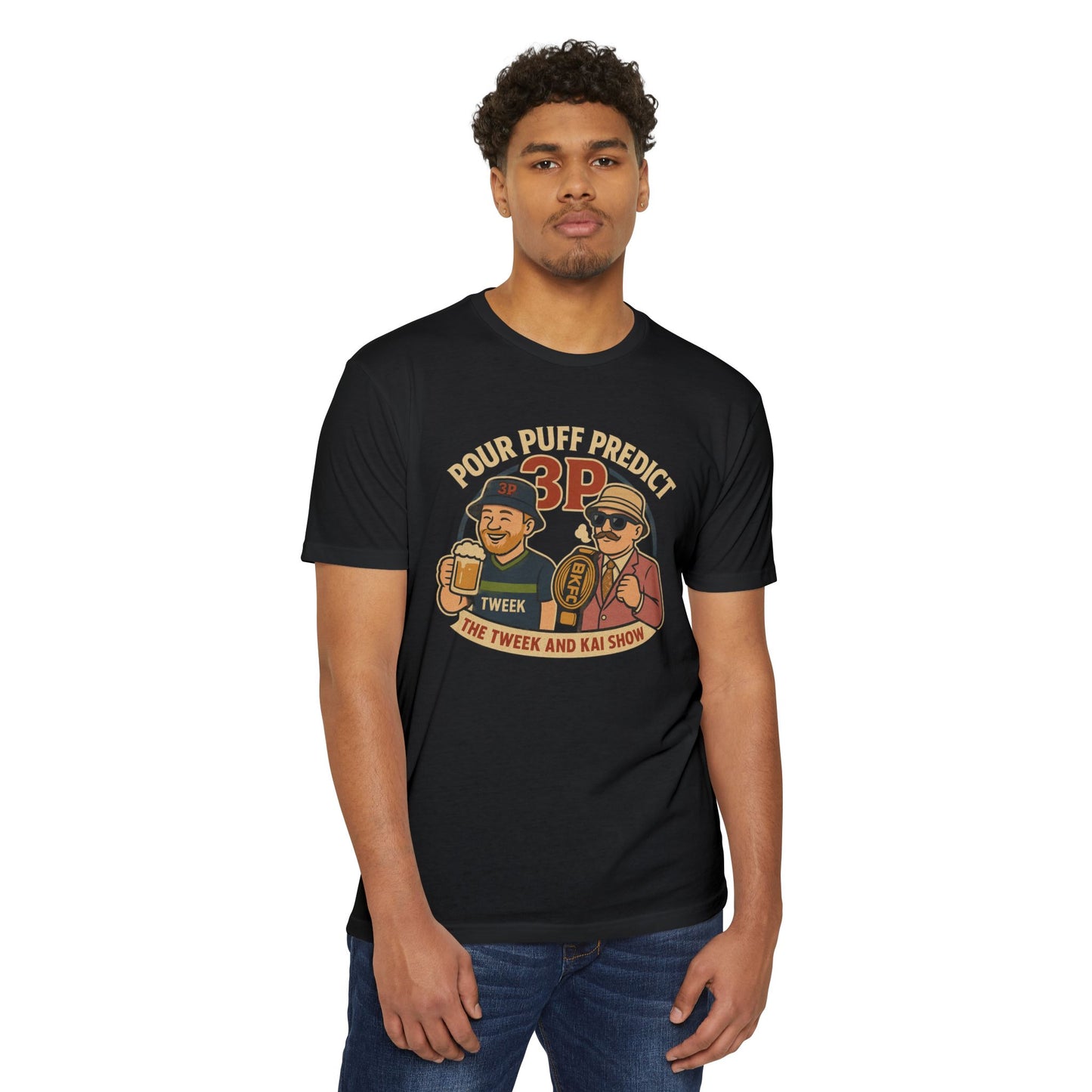 Pour Puff Predict 3P T‑Shirt — The Tweek & Kai Show Retro Graphic Tee