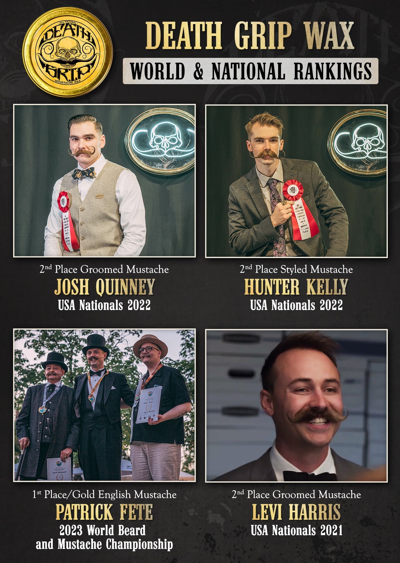 Best Mustache Wax | Death Grip Wax